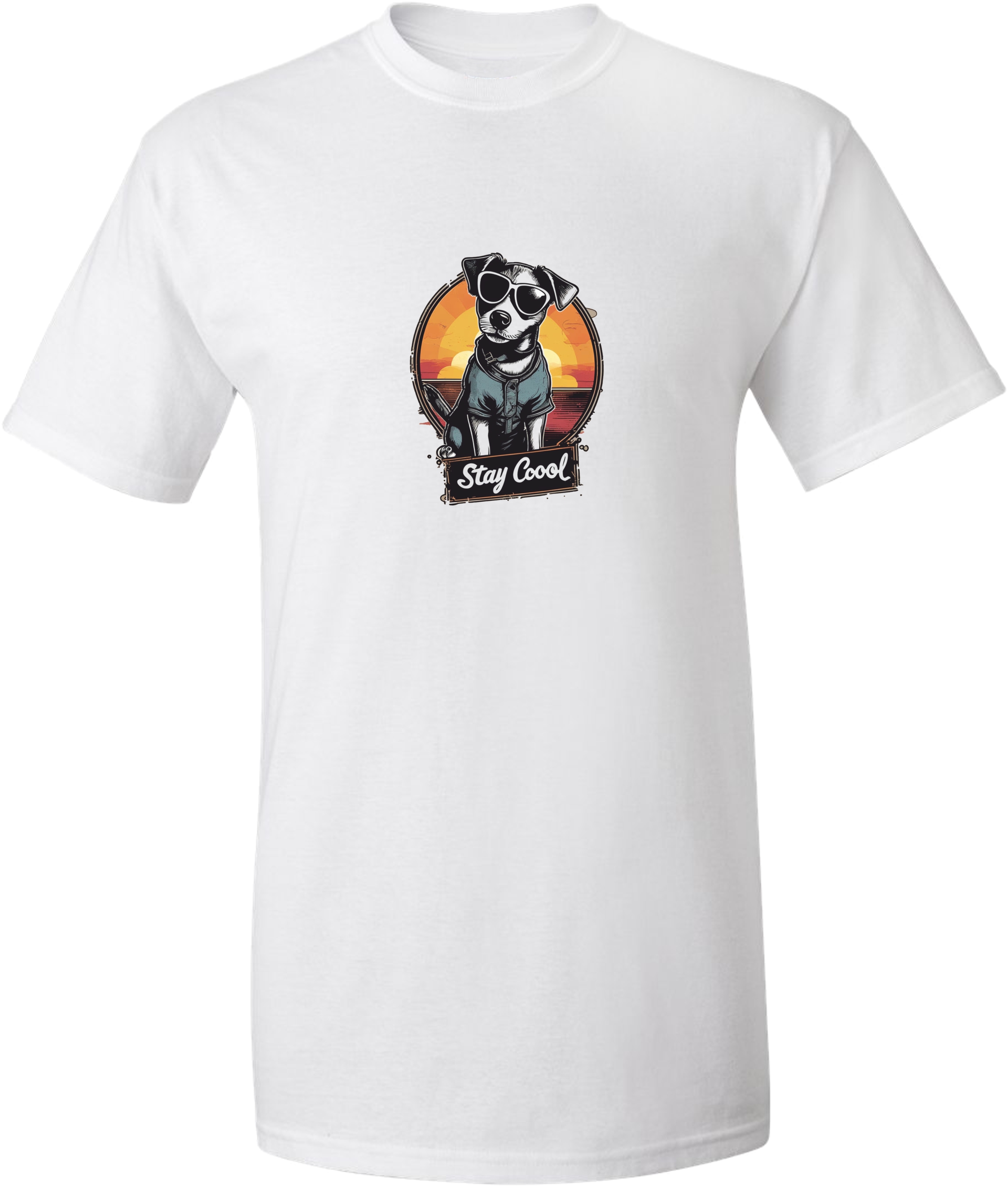 Unisex tričko s potiskem pejska stay cool